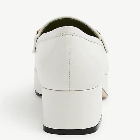 GUCCI Houdan Horsebit Leather Platform Loafers Chunky Retro Block Heel Size 35.5 - Picture 4 of 15